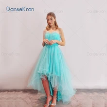 Boho Turquoise High Low Prom Dresses for Girls 2022 Strapless Pleat Tulle Formal Gowns for Evening Party Robe De Soirée Femme
Boho Turquoise High Low Prom Dresses for Girls 2022 Strapless Pleat Tulle Formal Gowns for Evening Party Robe De Soirée Femme