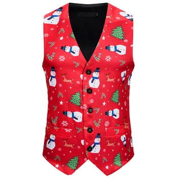 Red Christmas Special Happy Event Men Vest Printed Performance Waistcoat Waiter Merry Christmas Vest Celebration Festival Wear
Red Christmas Special Happy Event Men Vest Printed Performance Waistcoat Waiter Merry Christmas Vest Celebration Festival Wear