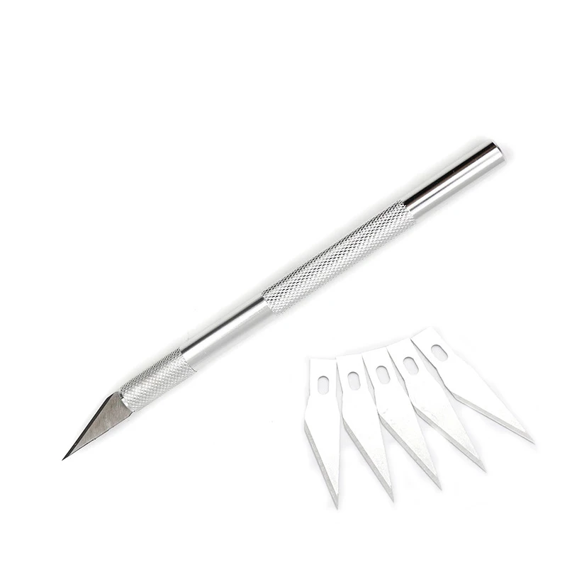 New Metal Handle Scalpel, Blade Knife Wood Paper Cutter Craft Pen Knives,Engraving DIY Hand Tools
New Metal Handle Scalpel, Blade Knife Wood Paper Cutter Craft Pen Knives,Engraving DIY Hand Tools