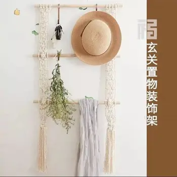 Nordic Ins hand-woven tapestry Bohemian wall hanging wall pendant porch storage decoration hanging
Nordic Ins hand-woven tapestry Bohemian wall hanging wall pendant porch storage decoration hanging