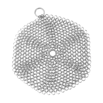 Stainless Steel Chain Mail Scrubber Cleaner For Cast Iron Cookware Will Not Rust 4*4 Inches Scrubbers Brush 2019 New Sytle
Stainless Steel Chain Mail Scrubber Cleaner For Cast Iron Cookware Will Not Rust 4*4 Inches Scrubbers Brush 2019 New Sytle