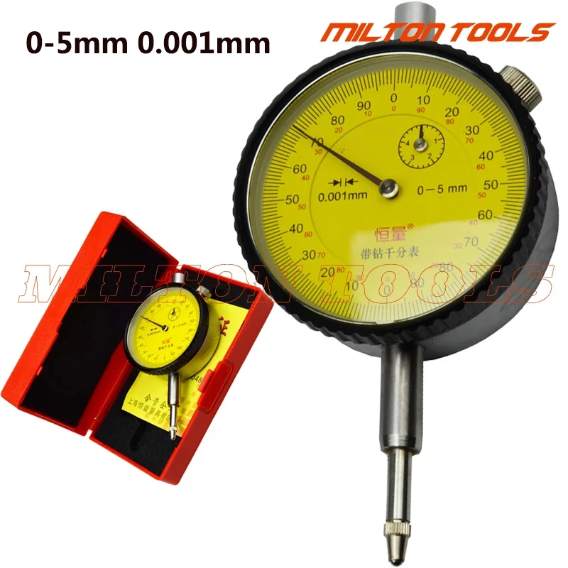Микрон 5 мм шкала с индикатором ювелирных изделий 0-5 0 001 | Инструменты