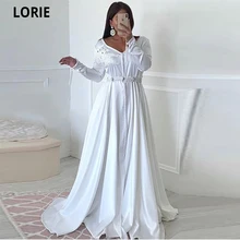LORIE White Moroccan Kaftan Formal Evening Dresses with Full Sleeve Prom Special Occasion Gowns Lace Appliques Mother Dress 2021
LORIE White Moroccan Kaftan Formal Evening Dresses with Full Sleeve Prom Special Occasion Gowns Lace Appliques Mother Dress 2021
