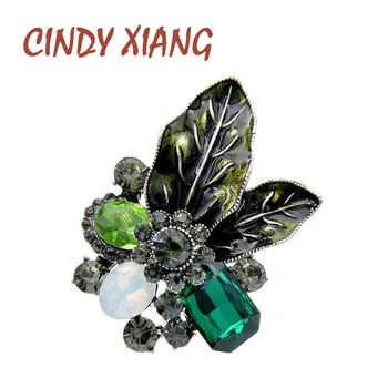 CINDY XIANG 2 Colors Avaible Rhinestone Leaf Brooches For Women Vintage Wedding Brooch Pin High Quality New Arrival 2020
CINDY XIANG 2 Colors Avaible Rhinestone Leaf Brooches For Women Vintage Wedding Brooch Pin High Quality New Arrival 2020