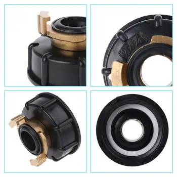 Water storage tank IBC Tank adapter S60X6 geka style hose connector Irrigation Practical Outlet Thread Accessories Fittings
Water storage tank IBC Tank adapter S60X6 geka style hose connector Irrigation Practical Outlet Thread Accessories Fittings