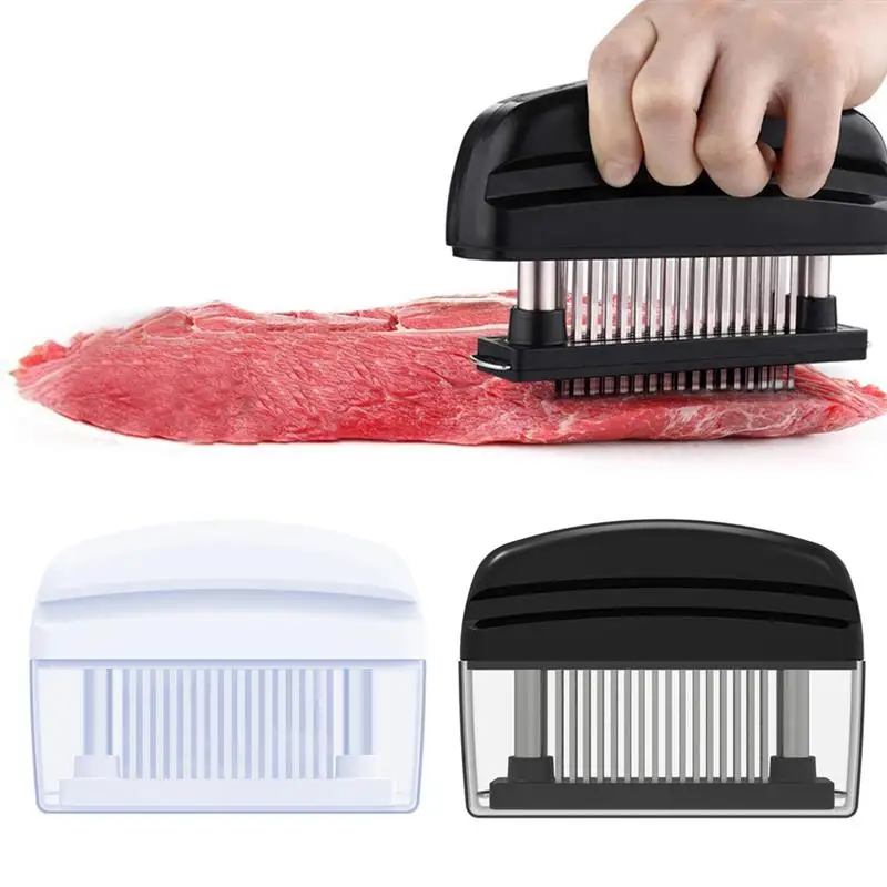 Professional 48pcs Needles Stainless Steel Meat Tenderizer Kitchen Cooking Tools Tender Meat Hammer Mallet Meat Tool for Kitchen
Professional 48pcs Needles Stainless Steel Meat Tenderizer Kitchen Cooking Tools Tender Meat Hammer Mallet Meat Tool for Kitchen