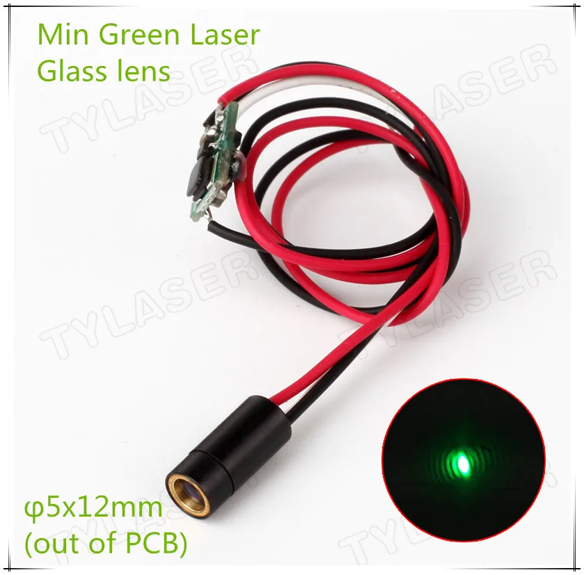 D5x12mm 520nm 0.5mW 1mW 5mW Red Dot Laser Module Industrial Grade APC Driver out of PCB
D5x12mm 520nm 0.5mW 1mW 5mW Red Dot Laser Module Industrial Grade APC Driver out of PCB