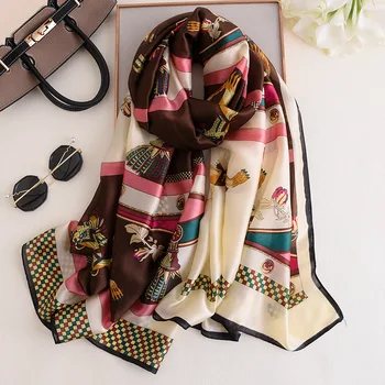 2019 New Brand Summer Silk Scarf For Women Shawls And Wraps Cachecol Pashmina Beach Stoles Foulard Lady Echarpe Hijabs Bandana
2019 New Brand Summer Silk Scarf For Women Shawls And Wraps Cachecol Pashmina Beach Stoles Foulard Lady Echarpe Hijabs Bandana