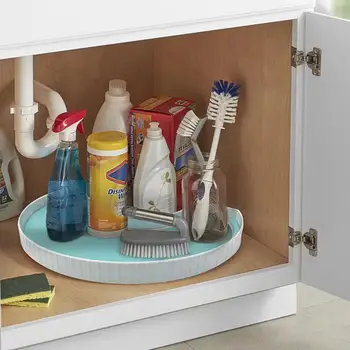 360 Rotation Non-Skid Pantry Cabinet Lazy Non-slip Turntable With Wide Base Storage Bin Rotating Organizer For Kitchen Seasoning
360 Rotation Non-Skid Pantry Cabinet Lazy Non-slip Turntable With Wide Base Storage Bin Rotating Organizer For Kitchen Seasoning