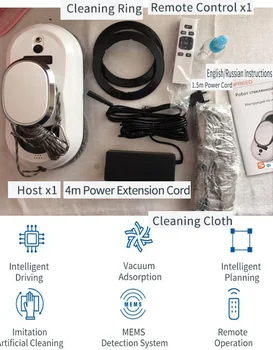 Window Cleaning Robot, Magnetic Vacuum Cleaner, Anti-falling,Remote Control, Auto Glass Washing, 3 Working Modes
Window Cleaning Robot, Magnetic Vacuum Cleaner, Anti-falling,Remote Control, Auto Glass Washing, 3 Working Modes