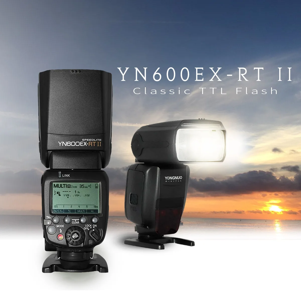 YONGNUO YN600EX-RT II YN600EX RT 2 4G Wireless HSS 1/8000s Master TTL Flash Speedlite для Canon 600EX-RT с YN-E3-RT | Электроника