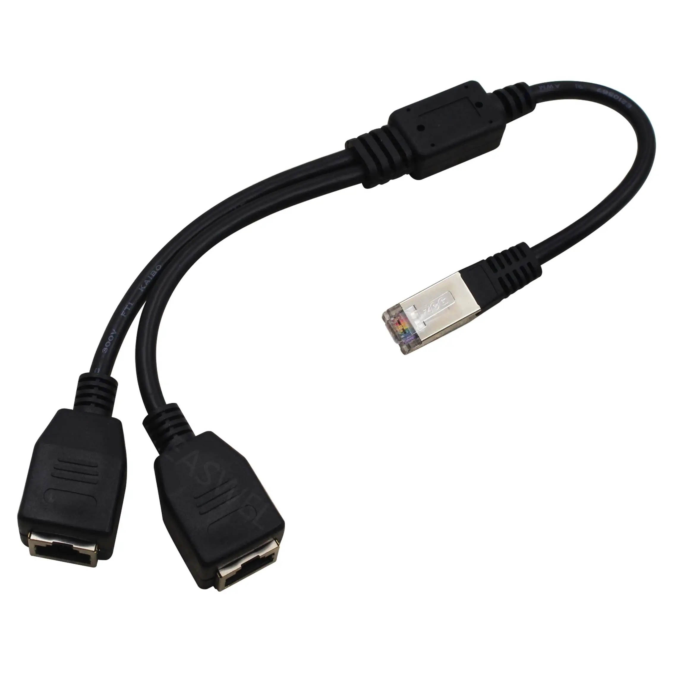 Разветвитель RJ45 с 1 штекера на 2 гнезда Сетевой удлинитель Ethernet Lan | Электроника