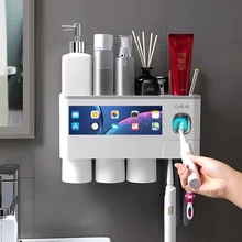 NEW2022 NEW Magnetic Adsorption Inverted Toothbrush Holder Automatic Toothpaste Squeezer Dispenser Storage Rack Bathroom
NEW2022 NEW Magnetic Adsorption Inverted Toothbrush Holder Automatic Toothpaste Squeezer Dispenser Storage Rack Bathroom
