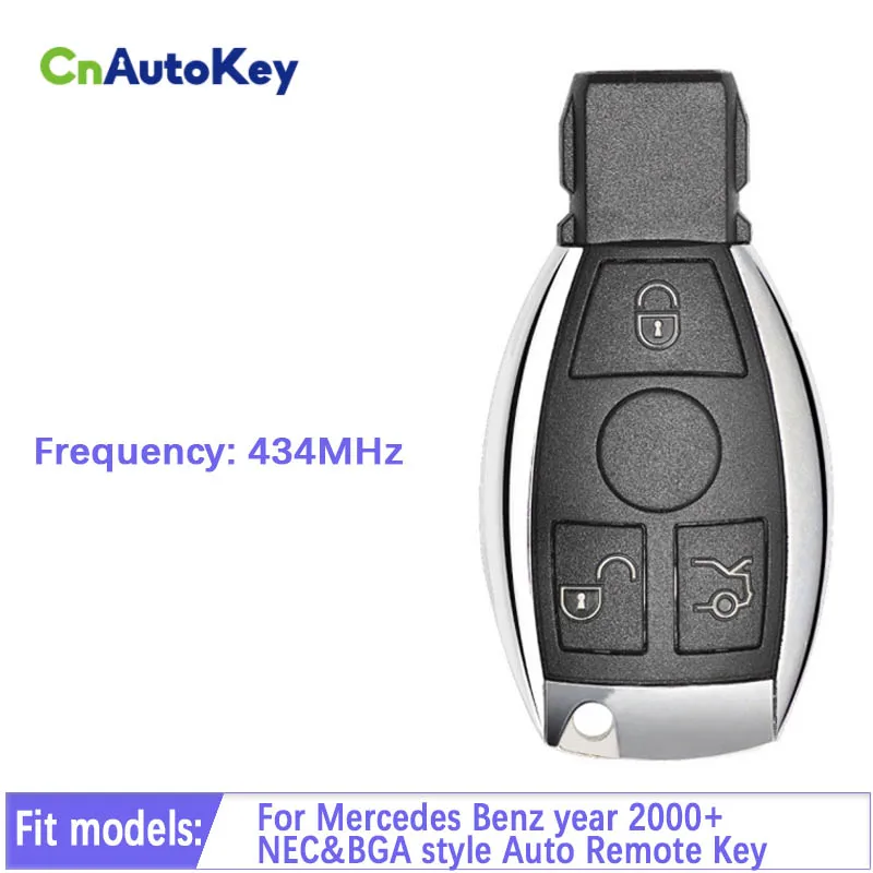 CN002035 Aftermarket Smart Remote Car Key For Mercedes Benz 2000+ NEC&BGA Style Auto Control Fob 433MHz 3 Buttons
CN002035 Aftermarket Smart Remote Car Key For Mercedes Benz 2000+ NEC&BGA Style Auto Control Fob 433MHz 3 Buttons