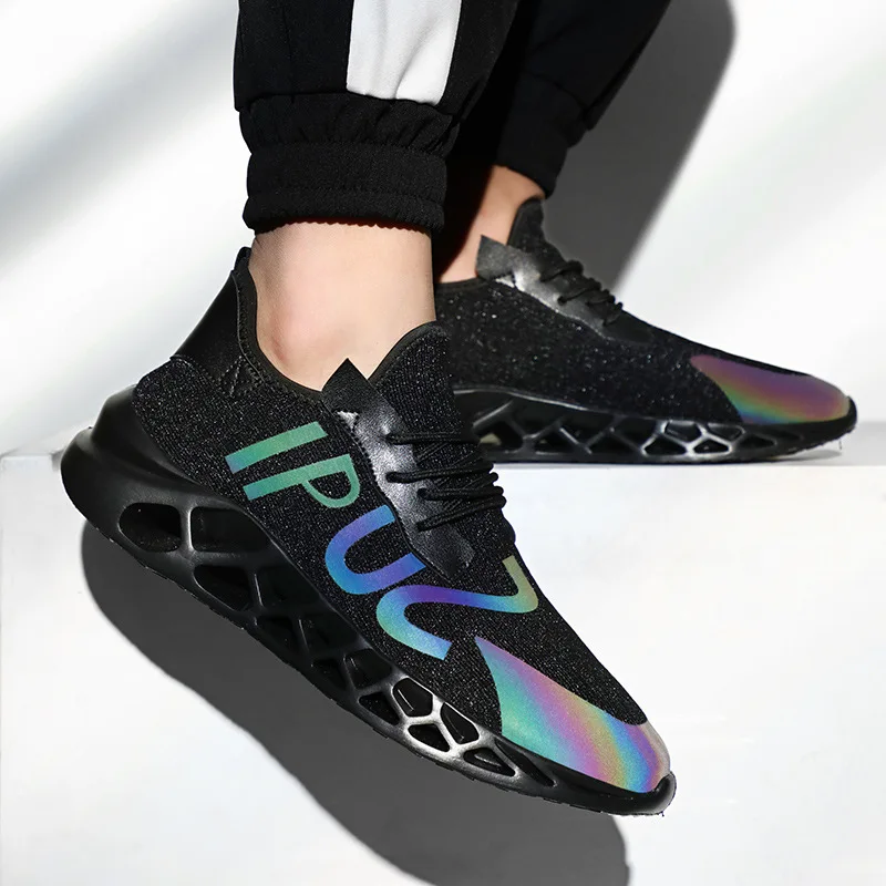 Large Size MEN'S SHOES Spring And Summer Fly Woven Running Shoes Athletic Shoes Reflective Color Changing Trendy Shoes Mesh Surf
Large Size MEN'S SHOES Spring And Summer Fly Woven Running Shoes Athletic Shoes Reflective Color Changing Trendy Shoes Mesh Surf
