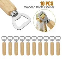10PCS Stainless Steel Screw Cap Bottle Opener Manual Non-slip Cap Bottle Beer Wooden Opener Kitchen Accessories
10PCS Stainless Steel Screw Cap Bottle Opener Manual Non-slip Cap Bottle Beer Wooden Opener Kitchen Accessories