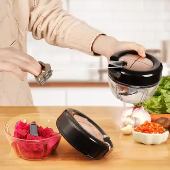 Manual Food Chopper Pull String Vegetable Chopper Fruits Nuts Onions Chopper Hand Pull Mincer Blender Mixer Kitchen Tools
Manual Food Chopper Pull String Vegetable Chopper Fruits Nuts Onions Chopper Hand Pull Mincer Blender Mixer Kitchen Tools