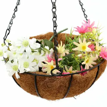 Hanging Basket Coconut Vegetable Flower Pot Basket Liners Planter Garden Decor Iron Art /BY
Hanging Basket Coconut Vegetable Flower Pot Basket Liners Planter Garden Decor Iron Art /BY