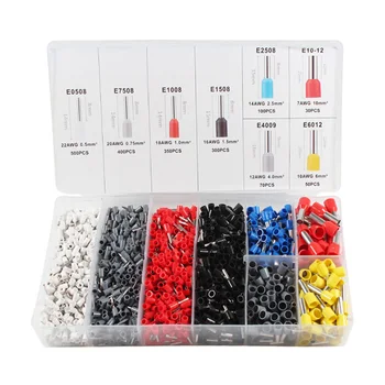 1800pcs Wire Pin End Terminals Bootlace Cooper Ferrules Kit Mini Power Control For Automation Industrial Crimp Connector
1800pcs Wire Pin End Terminals Bootlace Cooper Ferrules Kit Mini Power Control For Automation Industrial Crimp Connector