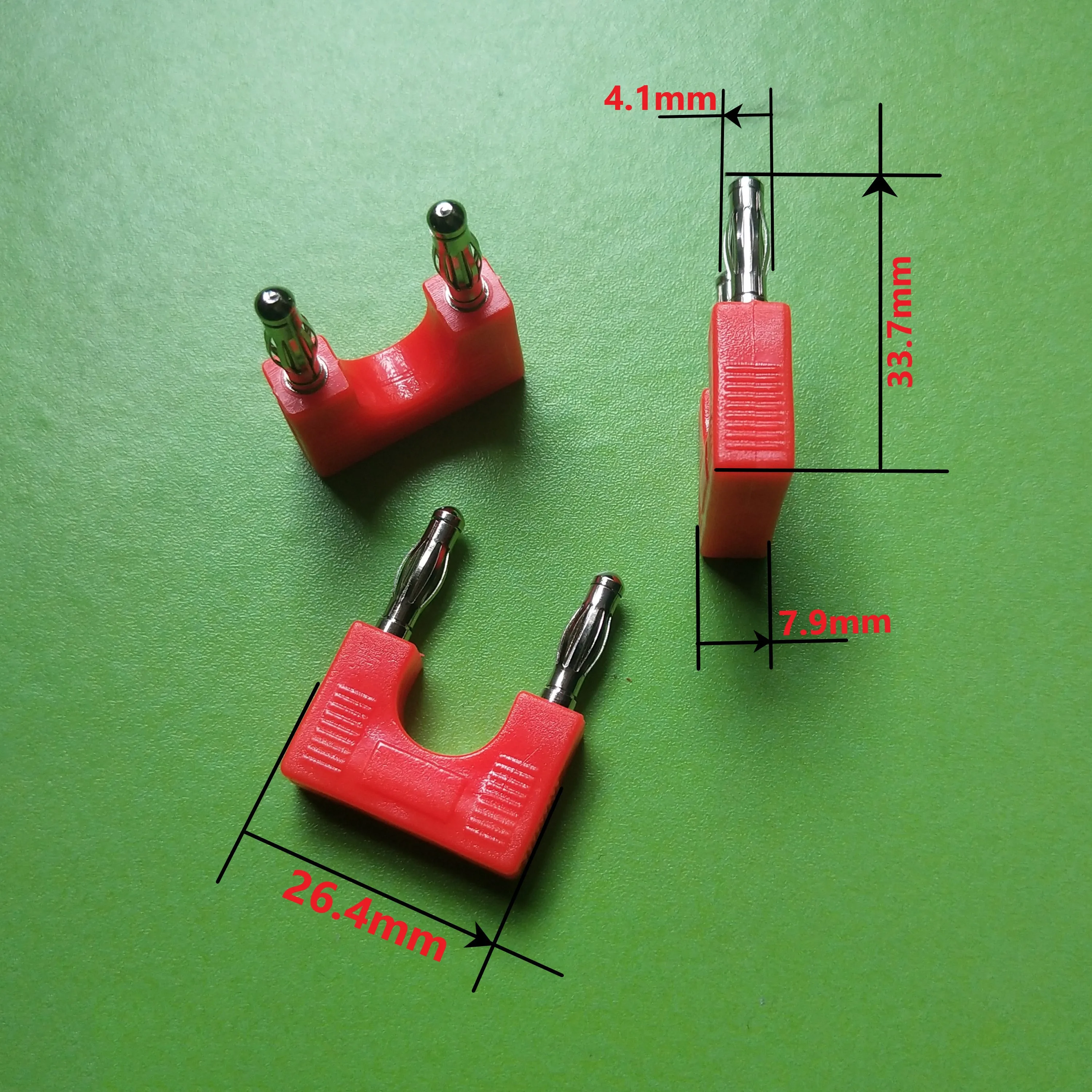 4mm Banana Male to male Double Dual U Type Lantern Plug Audio Amplifier Converter Adapter Adaptor Connector
4mm Banana Male to male Double Dual U Type Lantern Plug Audio Amplifier Converter Adapter Adaptor Connector
