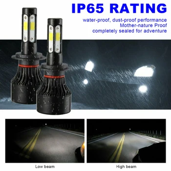 Replacement Headlights 4-sided H7 LED Kit 2000W 300000LM High/Low Beam 6000K White
Replacement Headlights 4-sided H7 LED Kit 2000W 300000LM High/Low Beam 6000K White