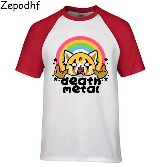 Death Metal Aggretsuko Aggressive Retsuko T Shirts 100% Cotton Men's Apparel Tee Shirts Short Sleeve T-Shirts Large Size Cartoon
Death Metal Aggretsuko Aggressive Retsuko T Shirts 100% Cotton Men's Apparel Tee Shirts Short Sleeve T-Shirts Large Size Cartoon