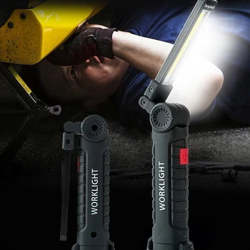 Multi Function Work Light USB Rechargeable with Built-In Battery COB LED Oudoor Protable Camping Lights Repair Lamp
Multi Function Work Light USB Rechargeable with Built-In Battery COB LED Oudoor Protable Camping Lights Repair Lamp