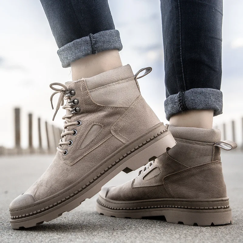 2019 Autumn New Style Men's Hight-top Martin Boots Worker Boot MEN'S SHOES Trendy Shoes England Retro MEN'S SHOES
2019 Autumn New Style Men's Hight-top Martin Boots Worker Boot MEN'S SHOES Trendy Shoes England Retro MEN'S SHOES