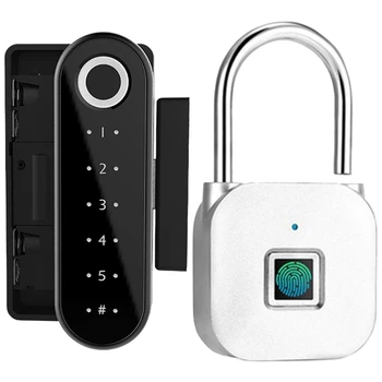 1 Pcs L21 Security Fingerprint Lock Smart Unlock Door Lock & 1 Set Keyless Padlock Anti-Theft Fingerprint Door Lock
1 Pcs L21 Security Fingerprint Lock Smart Unlock Door Lock & 1 Set Keyless Padlock Anti-Theft Fingerprint Door Lock