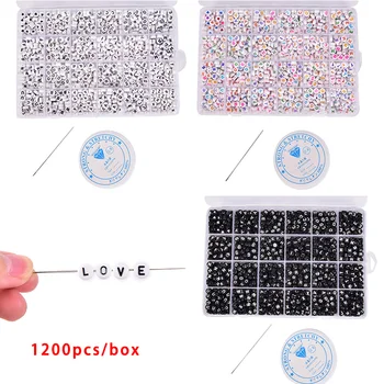 1200pcs/Box Acrylic Alphabet Beads Letter For Kids DIY Necklace Bracelets Beaded Material Plastic Alphabet Beads Set 
1200pcs/Box Acrylic Alphabet Beads Letter For Kids DIY Necklace Bracelets Beaded Material Plastic Alphabet Beads Set