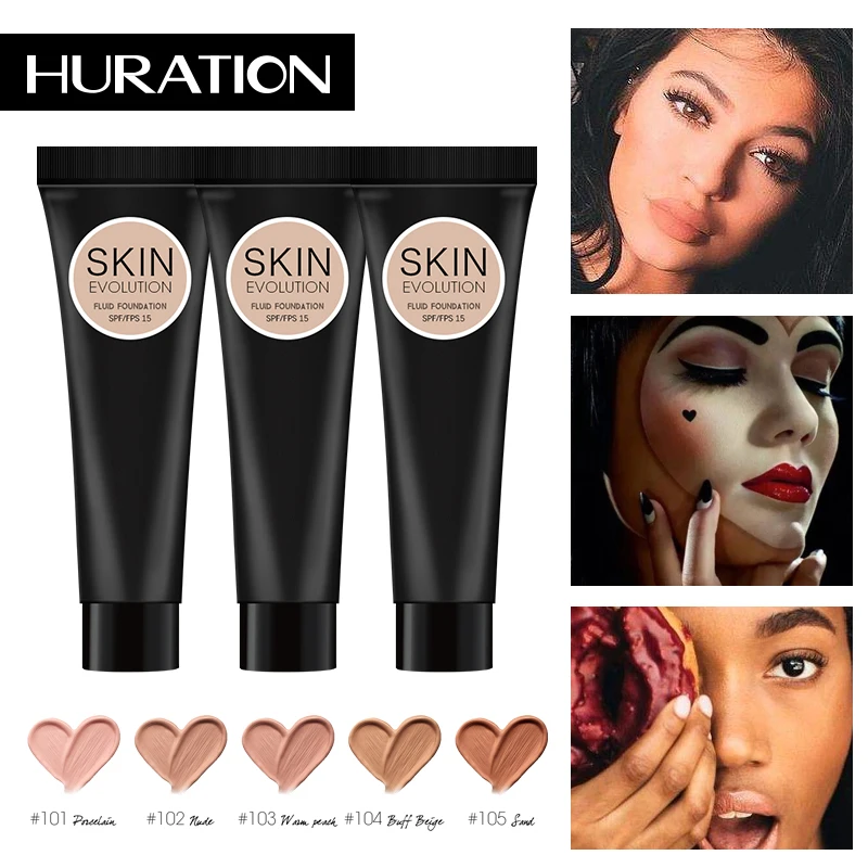 Huration Waterproof Liquid Foundation Makeup Base Face Liquid Foundation BB Cream Concealer Moisturizer Oil-control Whitening
Huration Waterproof Liquid Foundation Makeup Base Face Liquid Foundation BB Cream Concealer Moisturizer Oil-control Whitening