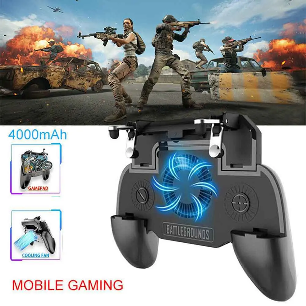 Mobile GamePad Joystick For PUBG Cooler Fan L1 R1 Shooter Controller For Android/Ios Handle Smartphone Trigger With Cooling Fan
Mobile GamePad Joystick For PUBG Cooler Fan L1 R1 Shooter Controller For Android/Ios Handle Smartphone Trigger With Cooling Fan