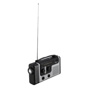 Outdoor Multifunctional Solar Radio Portable FM/AM Radio Built-in Speaker Support LED Emergency Flashlight Table Lamp Thermomete 
Outdoor Multifunctional Solar Radio Portable FM/AM Radio Built-in Speaker Support LED Emergency Flashlight Table Lamp Thermomete