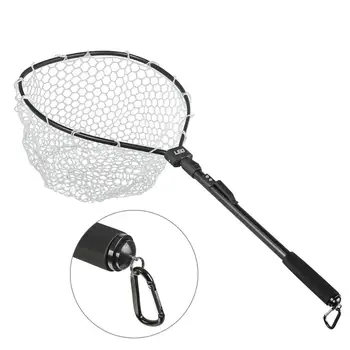 Fly Fishing Net Fish Landing Net With Folding Aluminum Handle And Soft Rubber Mesh Catch And Release
Fly Fishing Net Fish Landing Net With Folding Aluminum Handle And Soft Rubber Mesh Catch And Release
