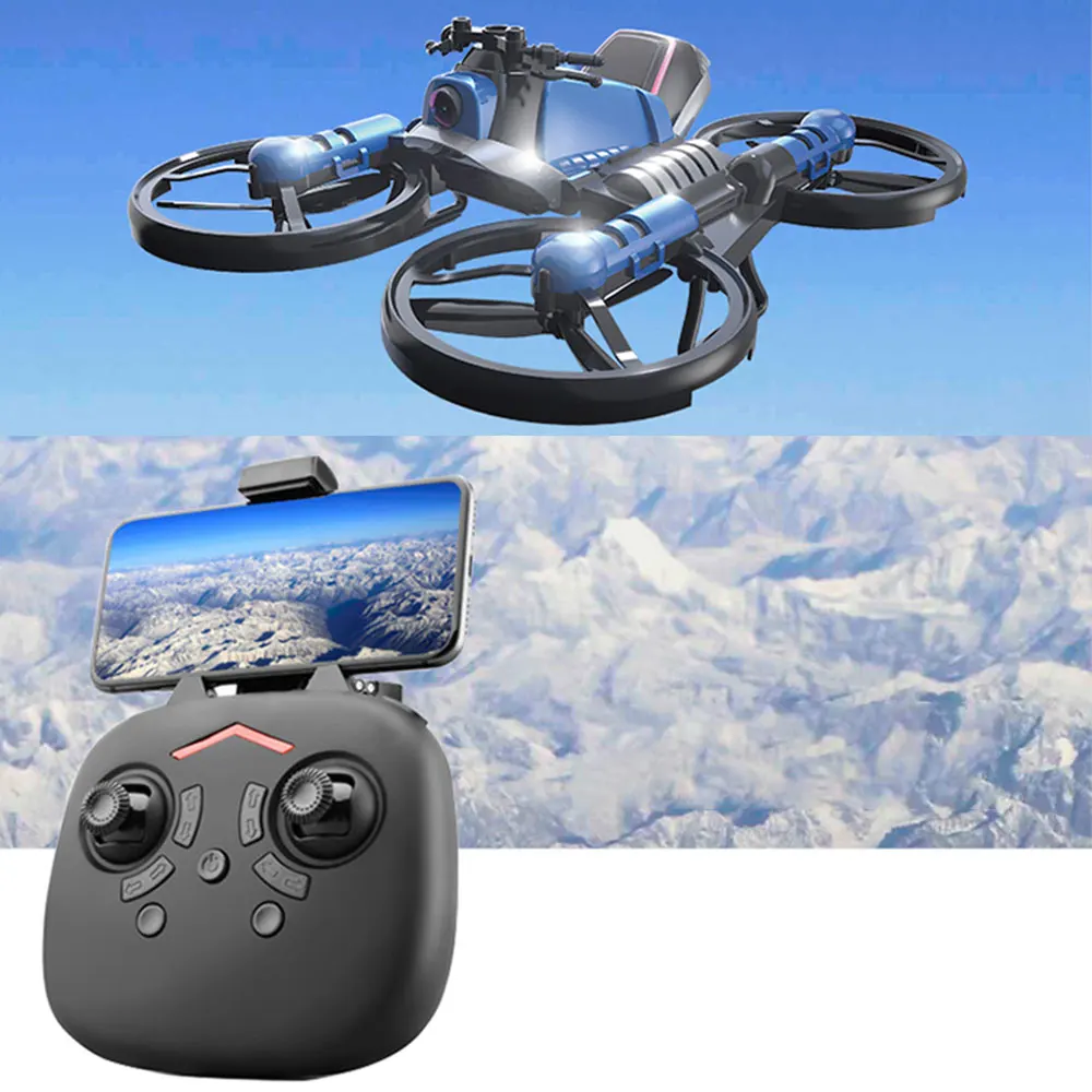 2.4G Mini RC Drone Toy Four-Axis Headless Mode Drones Deformation Motorcycle Folding Remote Control Drone Kids Quadcopter Toys
2.4G Mini RC Drone Toy Four-Axis Headless Mode Drones Deformation Motorcycle Folding Remote Control Drone Kids Quadcopter Toys