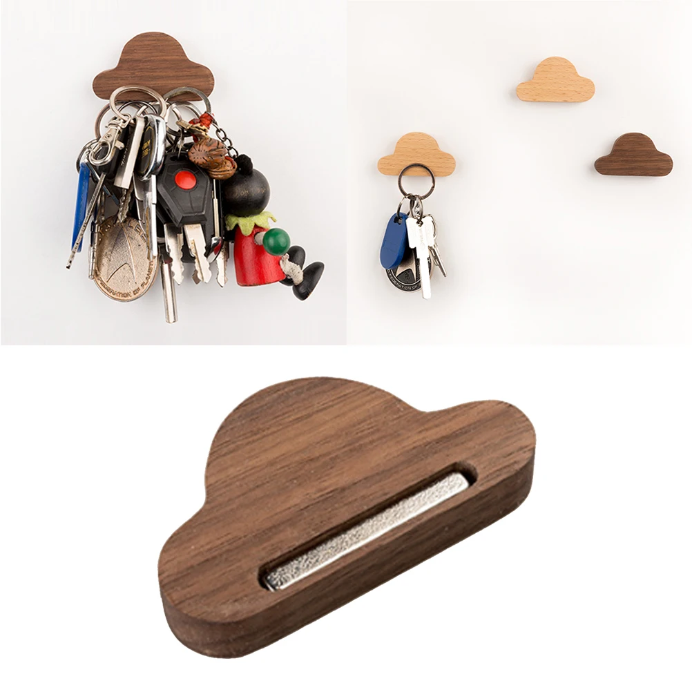 1pc Creative Magnetic Wooden Hooks Powerful Magnet Key Hanging Hooks Cloud Shape (Coffee)
1pc Creative Magnetic Wooden Hooks Powerful Magnet Key Hanging Hooks Cloud Shape (Coffee)