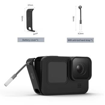 Black Battery Side Cover For Go Pro 9 Black Lid Removable Easy Type-C Charging Cover Port For GoPro Hero 9 Black
Black Battery Side Cover For Go Pro 9 Black Lid Removable Easy Type-C Charging Cover Port For GoPro Hero 9 Black