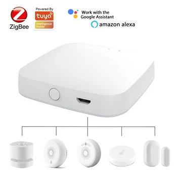 ZigBee Gateway Hub For Tuya APP Smart Home Device For Door/Temperature/Smoke/Motion Sensor Work With Alexa Google Home
ZigBee Gateway Hub For Tuya APP Smart Home Device For Door/Temperature/Smoke/Motion Sensor Work With Alexa Google Home
