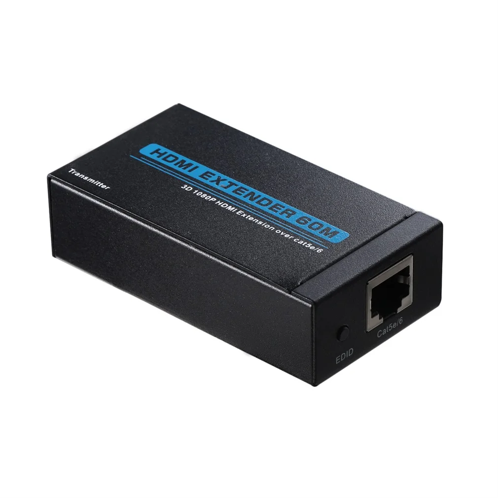 3D 1080P HDMI Extension Cable Over Cat5e/6 RJ45 Extender (Up to 60m) J-Tech No Settings Required Auto-adjustment
3D 1080P HDMI Extension Cable Over Cat5e/6 RJ45 Extender (Up to 60m) J-Tech No Settings Required Auto-adjustment