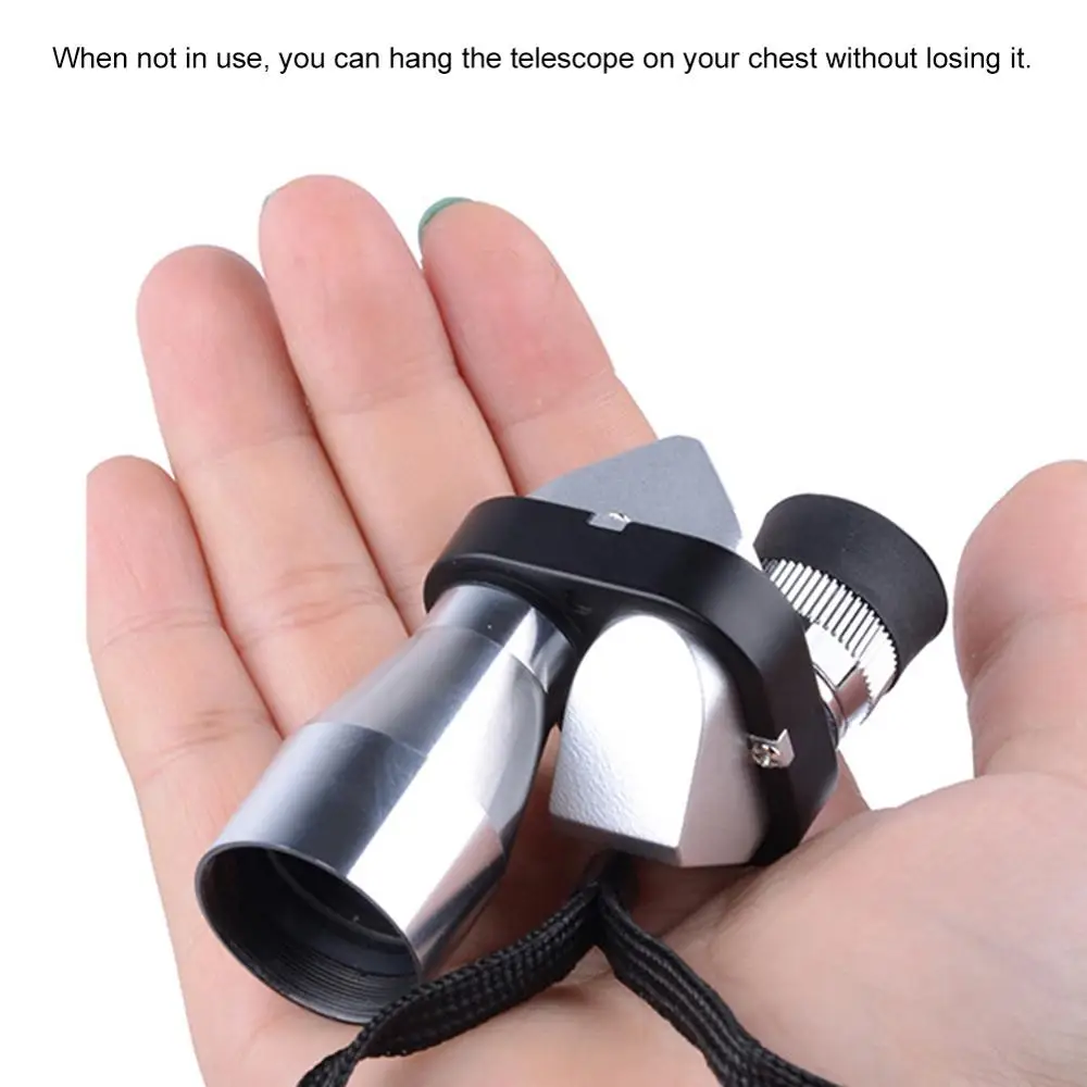 8X20 Angle Metal HD Optical Binoculars Professional Zoom Eyepiece Telescope Micromirror Multiplier Astronomical Eyepiece бинокль