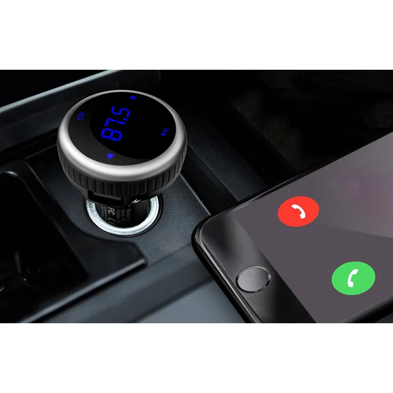 Audio transmitter BT69 Car Bluetooth Dual USB Wireless Car Charger Bluetooth Player Transmitter Car MP3 Audio Player
Audio transmitter BT69 Car Bluetooth Dual USB Wireless Car Charger Bluetooth Player Transmitter Car MP3 Audio Player