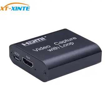 HDMI Capture Card Video Capture 4K 1080P USB 2.0 HDMI Video Capture Card Grabber + Loop Output for Phone PS4 Game Live Streaming
HDMI Capture Card Video Capture 4K 1080P USB 2.0 HDMI Video Capture Card Grabber + Loop Output for Phone PS4 Game Live Streaming