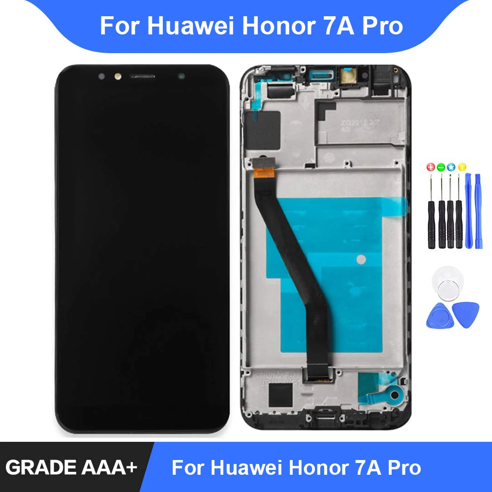 For Huawei Honor 7A Pro LCD Display Touch Screen Digitizer Assembly Repair Parts Honor 7C aum-l29 Display with Frame Replacement
For Huawei Honor 7A Pro LCD Display Touch Screen Digitizer Assembly Repair Parts Honor 7C aum-l29 Display with Frame Replacement