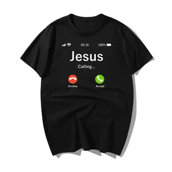 Funny Jesus T Shirt Calling Accept Or Decline That Is Question Design Faith Admire 2020 Summer Cotton Fashion Hip Hop T-shirt
Funny Jesus T Shirt Calling Accept Or Decline That Is Question Design Faith Admire 2020 Summer Cotton Fashion Hip Hop T-shirt