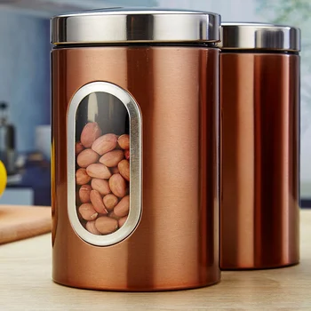 Cylindrical Kitchen Stainlees Steel Storage Tank with a Visible Can Body Household P7Ding
Cylindrical Kitchen Stainlees Steel Storage Tank with a Visible Can Body Household P7Ding