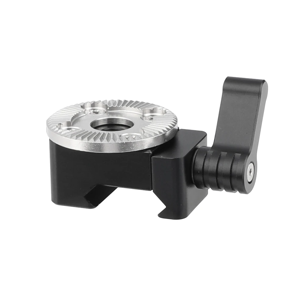 Kayulin Quick Release NATO Clamp With Arri Rosette M6 Thread Mount attaching additional Rosette accessories
Kayulin Quick Release NATO Clamp With Arri Rosette M6 Thread Mount attaching additional Rosette accessories
