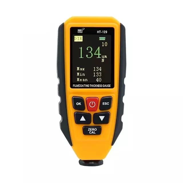 Thickness Gauge HT-129 Car Coating Paint Thickness Gauge Meter Digital Handheld Thickness Gauge with Backlight LCD Display Data
Thickness Gauge HT-129 Car Coating Paint Thickness Gauge Meter Digital Handheld Thickness Gauge with Backlight LCD Display Data