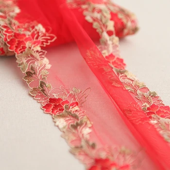 MLAEY2Yards/Lot High Quality Red Lace Trim Embroidery Lace Fabric Mesh Lace Ribbon Tulle Guipure Cord Lace Sewing DIY Doll Cloth
MLAEY2Yards/Lot High Quality Red Lace Trim Embroidery Lace Fabric Mesh Lace Ribbon Tulle Guipure Cord Lace Sewing DIY Doll Cloth
