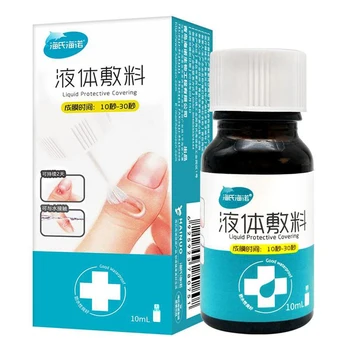 1 Bottle Liquid Wound Dressing Liquid Band Liquid Bandage Wounds Healing Gel Patch Liquid Disinfect Adhesive Hemostasis Plaster 
1 Bottle Liquid Wound Dressing Liquid Band Liquid Bandage Wounds Healing Gel Patch Liquid Disinfect Adhesive Hemostasis Plaster