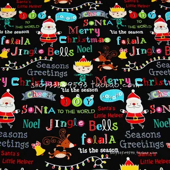 50*140cm Cotton Plain Weave Christmas Santa Printed Fabric Sewing Material Quilting Patchwork Needlework DIY Handmade Cloth
50*140cm Cotton Plain Weave Christmas Santa Printed Fabric Sewing Material Quilting Patchwork Needlework DIY Handmade Cloth